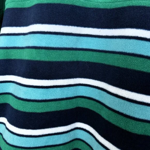 Men's Lands End XL Long Sleeve Pullover Quarter Snap Up Monk Neck Fleece Feeling - Picture 6 of 9